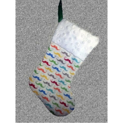 In the hoop Stocking with Cuff Embroidery Design ITH - Image 2