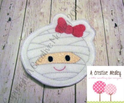 Mummy Girl Head Jumbo Oversized feltie