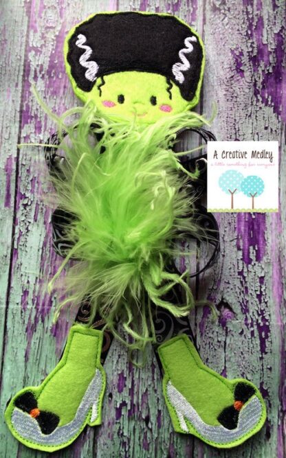 Frankie Frankenstein Bride Feet Dangle feltie - Image 2