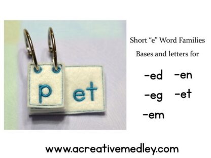 ITH Word Family sets a, e, i, o, u - Image 2