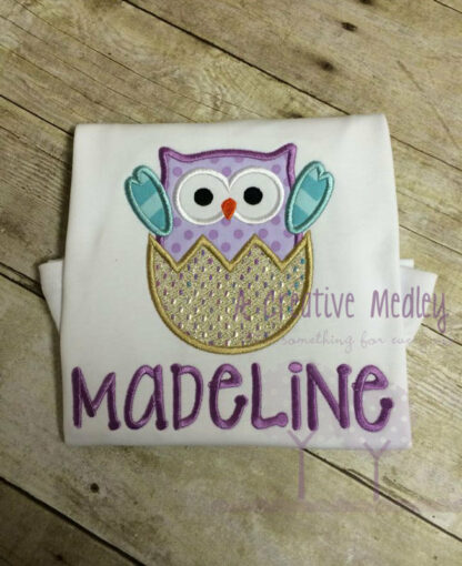 Hatching Owl Applique