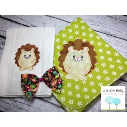 Peekaboo Hedgehog Applique