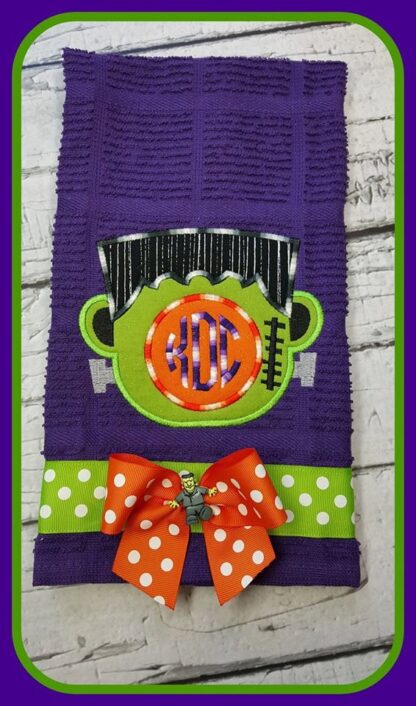 Frankenstein Monogram Applique