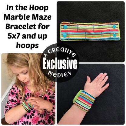 In the Hoop Marble Maze Bracelet - for 5x7 and up hoops