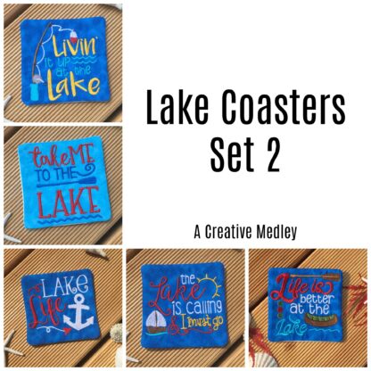 In the Hoop Coasters - Lake Set 2
