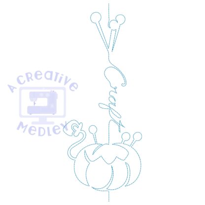 Continuous Line Sewing Words - Craft