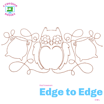 Edge to Edge Halloween - Owl